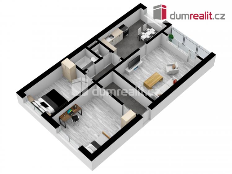 Prodej bytu 3+1 Ústí nad Labem, Brandtova 3280 č. 5