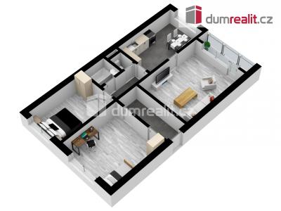 Prodej bytu 3+1 Ústí nad Labem, Brandtova 3280 č. 5