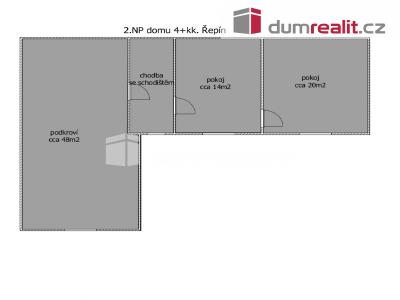 Prodej rodinného domu Řepín, Hlavní 6 č. 9