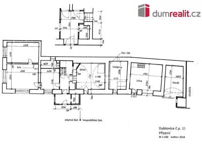 Prodej rodinného domu Dublovice č. 23