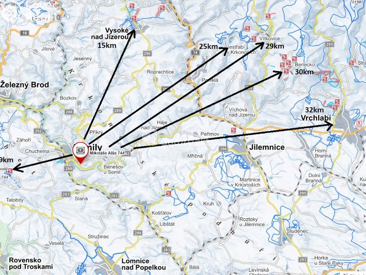 Prodej stavebního pozemku Semily, Mikoláše Alše 744 č. 5