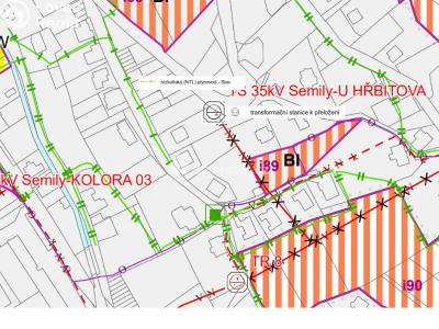 Prodej stavebního pozemku Semily, Mikoláše Alše 744 č. 7