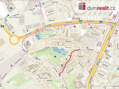 Pronájem bytu 1+1 Plzeň, V Lomech 753 č. 9