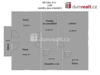 Prodej rodinného domu Cítov č. 7