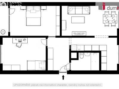 Prodej bytu 3+1 Ústí nad Labem, Žukovova 1334 č. 12
