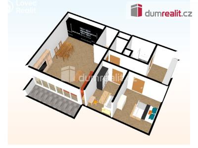 Pronájem bytu 3+KK Praha, Davídkova 2488 č. 11