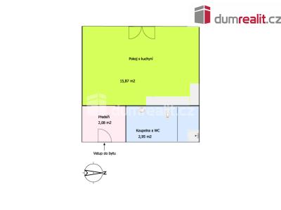 Prodej bytu 1+KK Ostrov, Kollárova 1268 č. 27
