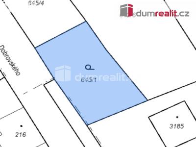 Prodej stavebního pozemku Mariánské Lázně, Dobrovského 51 č. 17