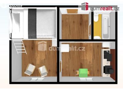 Pronájem bytu 1+1 Praha, Na Petynce 428 č. 6