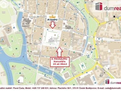 Pronájem kanceláře České Budějovice, Karla IV. 92 č. 64