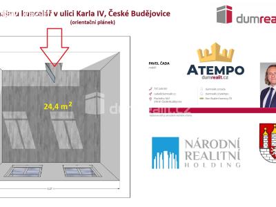 Pronájem kanceláře České Budějovice, Karla IV. 92 č. 45