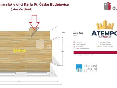 Pronájem kanceláře České Budějovice, Karla IV. 92 č. 51
