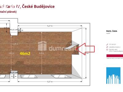 Pronájem kanceláře České Budějovice, Karla IV. 92 č. 56