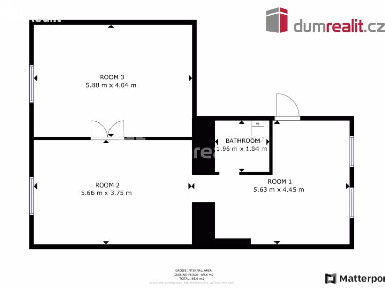 Prodej bytu 2+1 Ústí nad Labem, Masarykova 0 č. 3