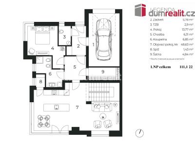 Prodej rodinného domu Mělník, Habrová č. 8