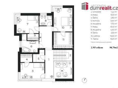 Prodej rodinného domu Mělník, Habrová č. 9