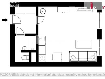 Prodej bytu 1+KK Plzeň, Hodonínská 975 č. 9