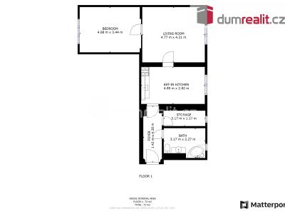 Prodej bytu 2+1 Ústí nad Labem, Střekovské nábřeží 861 č. 4