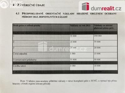 Prodej pozemku Pomezí nad Ohří č. 3