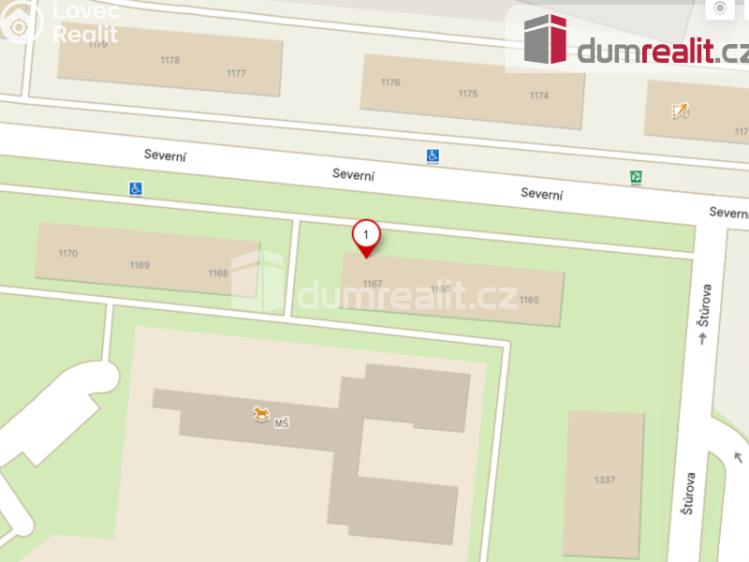 Pronájem bytu 2+1 Ostrov, Severní 0 č. 3