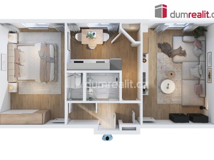 Prodej bytu 2+1 Ústí nad Labem, Střekovské nábřeží 1160 č. 1
