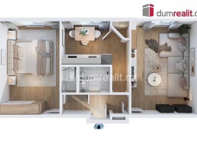 Prodej bytu 2+1 Ústí nad Labem, Střekovské nábřeží 1160 č. 1