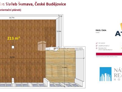 Pronájem obchodního prostoru České Budějovice, J. Opletala 926 č. 45