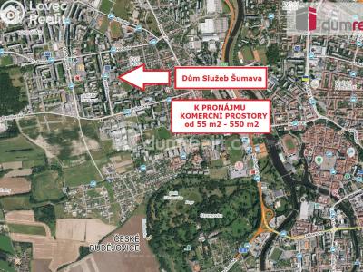 Pronájem obchodního prostoru České Budějovice, J. Opletala 926 č. 3