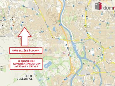 Pronájem obchodního prostoru České Budějovice, J. Opletala 926 č. 72