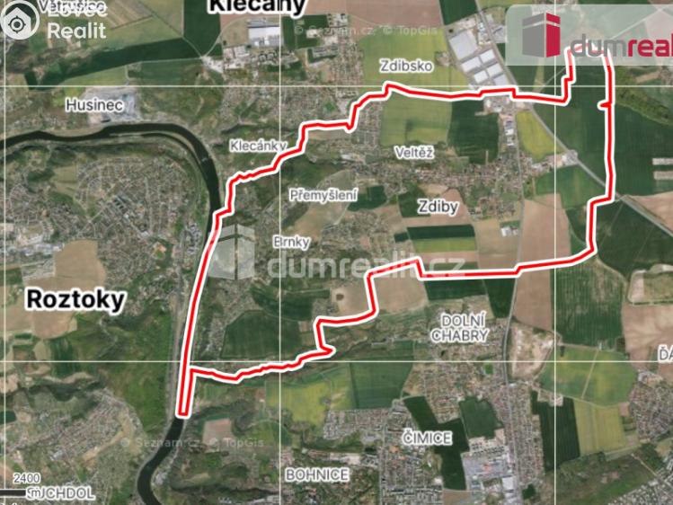 Prodej stavebního pozemku Zdiby, Chaberská 0 č. 4