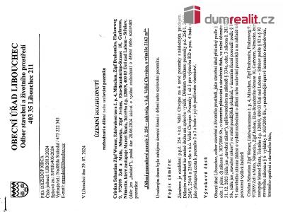 Prodej stavebního pozemku Velké Chvojno č. 17