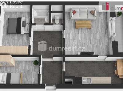 Prodej bytu 3+1 Chlumec, Alejní 271 č. 7