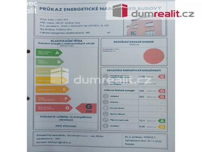 Pronájem bytu 1+1 Karlovy Vary, Lesní 232 č. 26