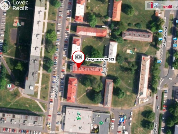 Pronájem bytu 2+1 Ostrov, Jungmannova 682 č. 3