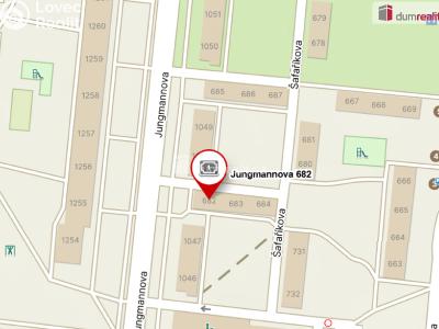 Pronájem bytu 2+1 Ostrov, Jungmannova 682 č. 4