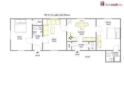 Prodej rodinného domu Lužec nad Vltavou, Janáčkova 159 č. 7