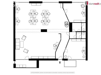 Pronájem kanceláře Hodonín, nám. 17. listopadu 3870 č. 7