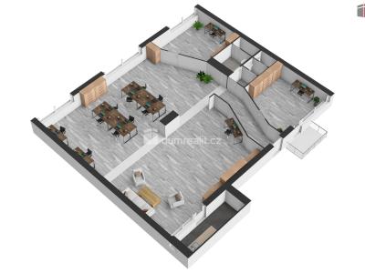 Pronájem kanceláře Hodonín, nám. 17. listopadu 3870 č. 2