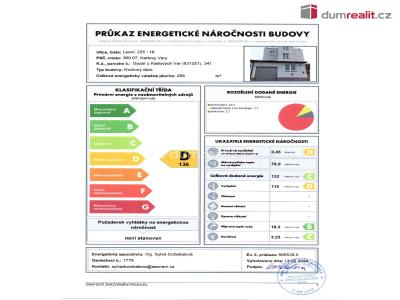 Pronájem bytu 2+1 Karlovy Vary, Lesní 255 č. 31
