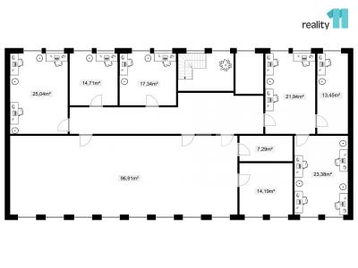 Pronájem kanceláře Ostrov, Vančurova 1297 č. 7