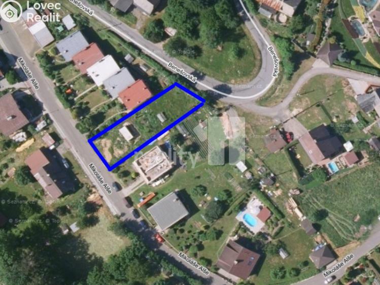 Prodej stavebního pozemku Semily, Družstevní 90 č. 1