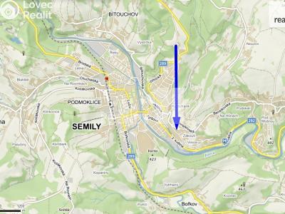 Prodej stavebního pozemku Semily, Družstevní 90 č. 10