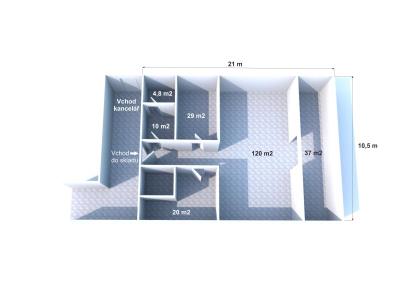 Pronájem skladového prostoru Vitice č. 3