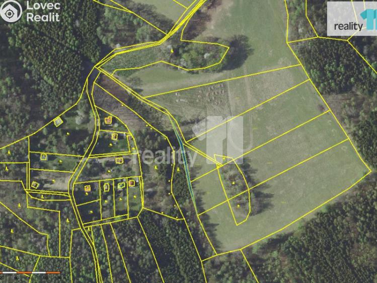 Prodej pozemku Ondřejov, Hlavní 34 č. 2