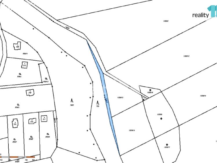 Prodej pozemku Ondřejov, Hlavní 34 č. 3