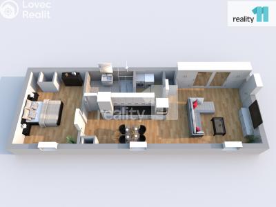 Pronájem bytu 2+KK Praha, Řeporyjská č. 3