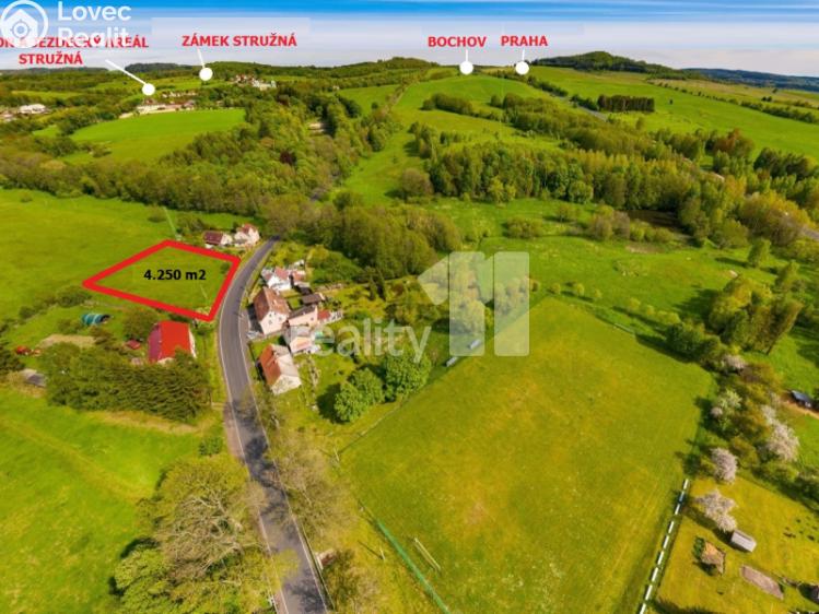 Prodej stavebního pozemku Stružná č. 1