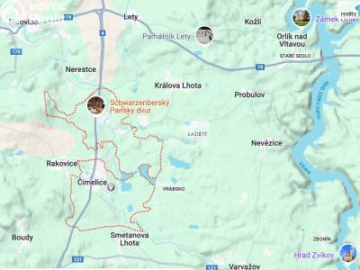 Prodej stavebního pozemku Čimelice č. 14