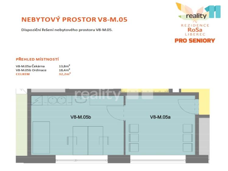 Pronájem komerční nemovitosti Liberec, U Nisy 916/12 č. 5
