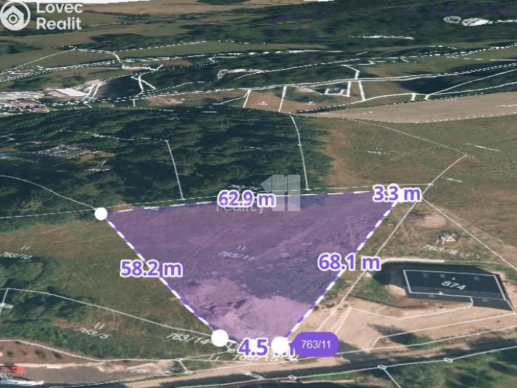 Prodej stavebního pozemku Mníšek, Třešňová 362 č. 1